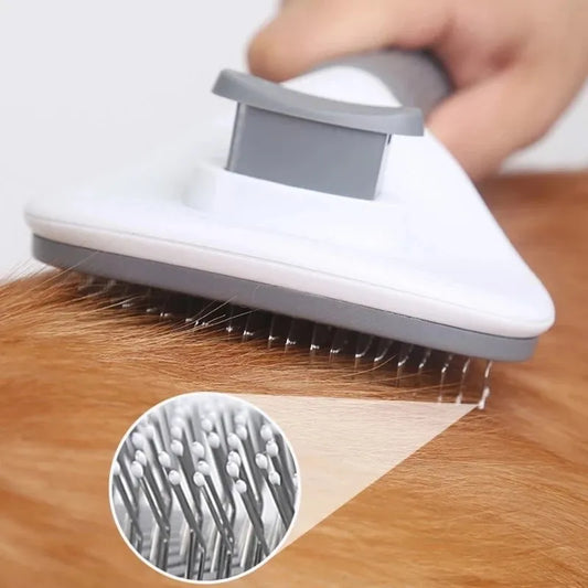 Pet Self Cleaning Hair Remover Brush For Dogs Cats